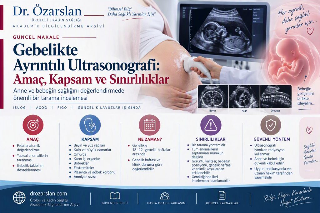 Gebelikte Ayrıntılı Ultrasonografi: Amaç, Kapsam ve Sınırlılıklar
