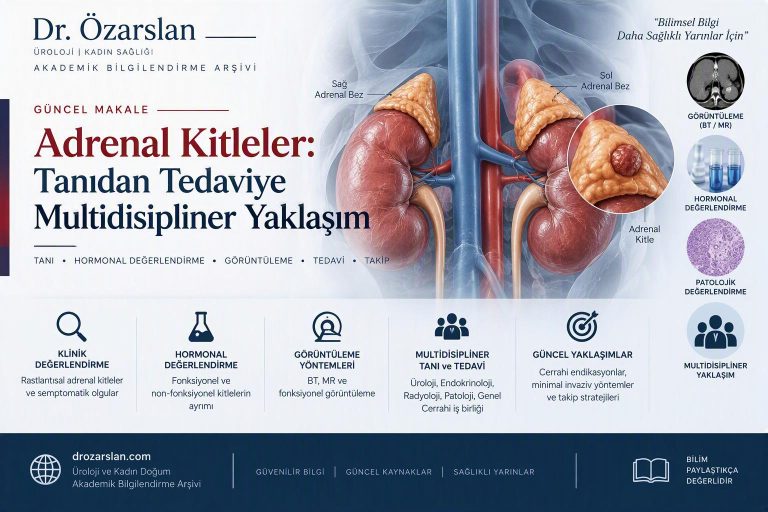 Adrenal Kitleler: Tanıdan Tedaviye Multidisipliner Yaklaşım