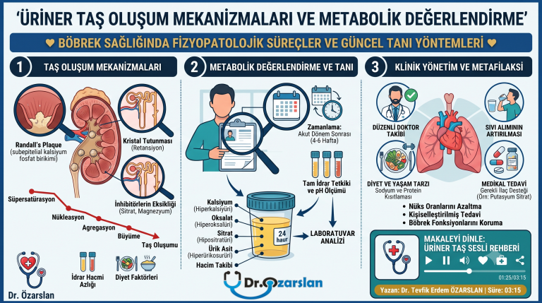 Üriner Taş Oluşum Mekanizmaları ve Metabolik Değerlendirme