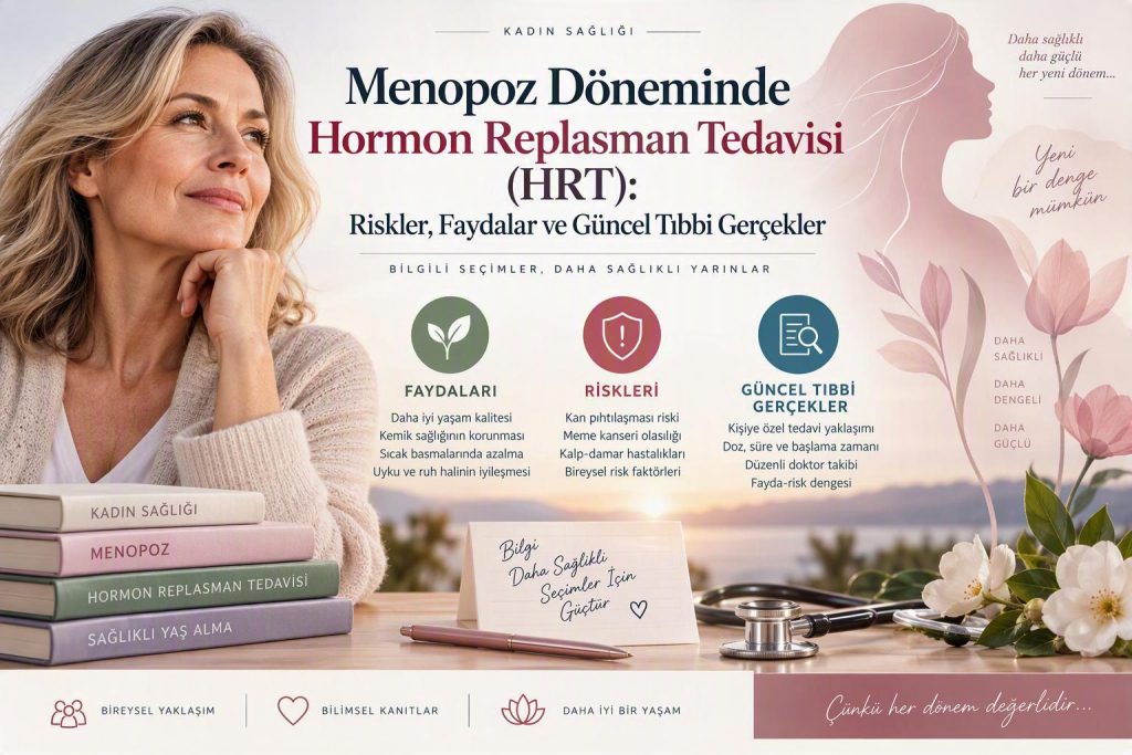 Menopoz Döneminde Hormon Replasman Tedavisi (HRT): Riskler, Faydalar ve Güncel Tıbbi Gerçekler