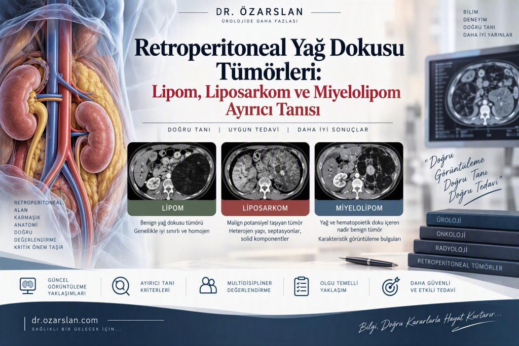 Retroperitoneal Yağ Dokusu Tümörleri: Lipom, Liposarkom ve Miyelolipom Ayırıcı Tanısı